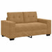 Loveseat Bruin 160 cm Fluweel
