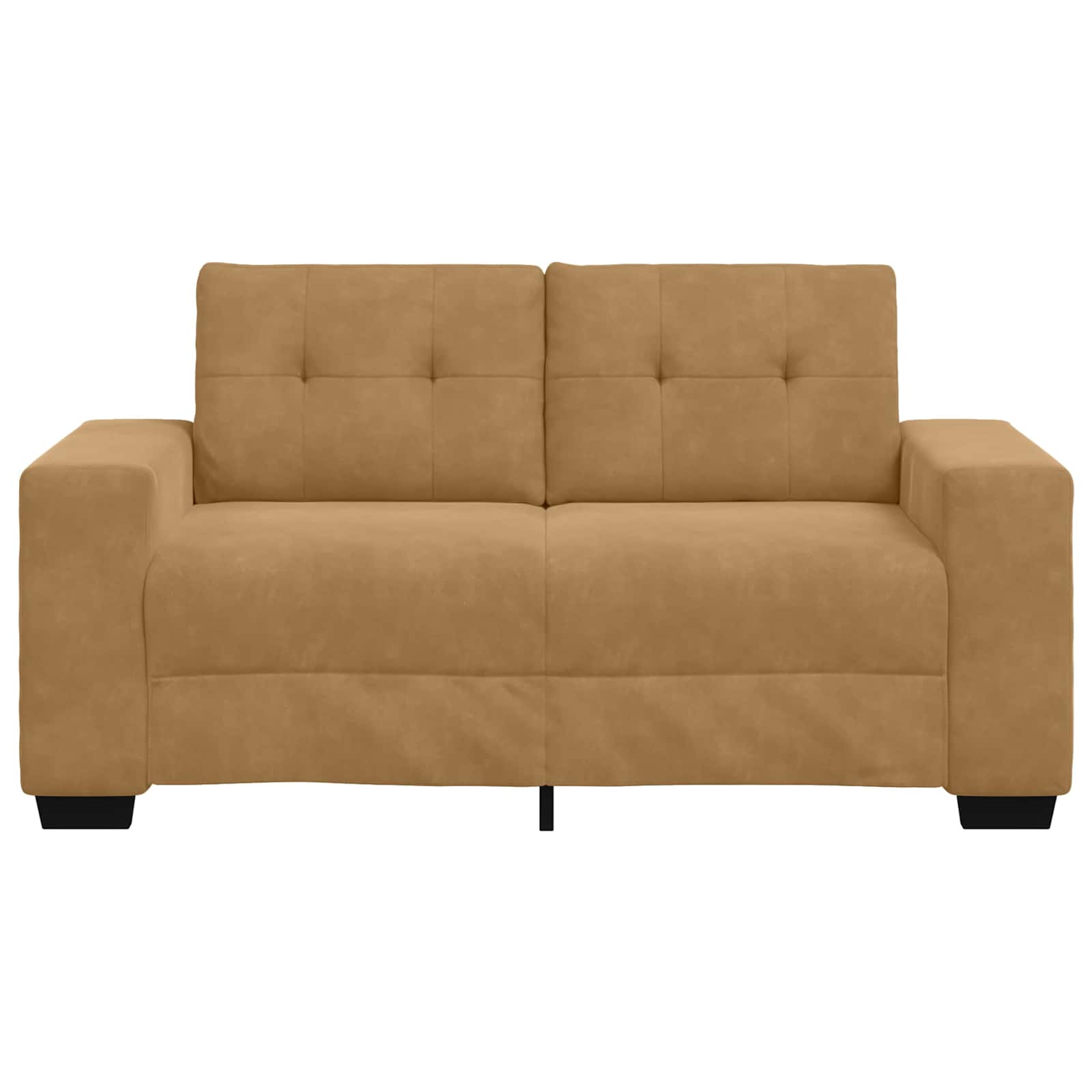Loveseat Bruin 160 cm Fluweel