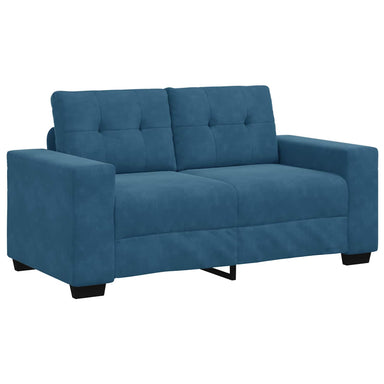 Loveseat Blauw 160 cm Fluweel