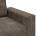 Loveseat met kussen Donkergrijs Kunstleer