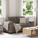 Loveseat met kussen Donkergrijs Kunstleer