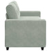 Loveseat bank 180x77x82 cm fluweel lichtgrijs