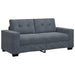 Loveseat bank 180x77x82 cm fluweel donkergrijs