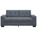 Loveseat bank 180x77x82 cm fluweel donkergrijs