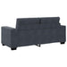Loveseat bank 180x77x82 cm fluweel donkergrijs