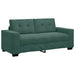 Loveseat Sofa Donkergroen 180x77x82 cm Fluweel