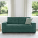 Loveseat Sofa Donkergroen 180x77x82 cm Fluweel