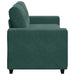 Loveseat Sofa Donkergroen 180x77x82 cm Fluweel
