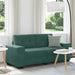 Loveseat Sofa Donkergroen 180x77x82 cm Fluweel