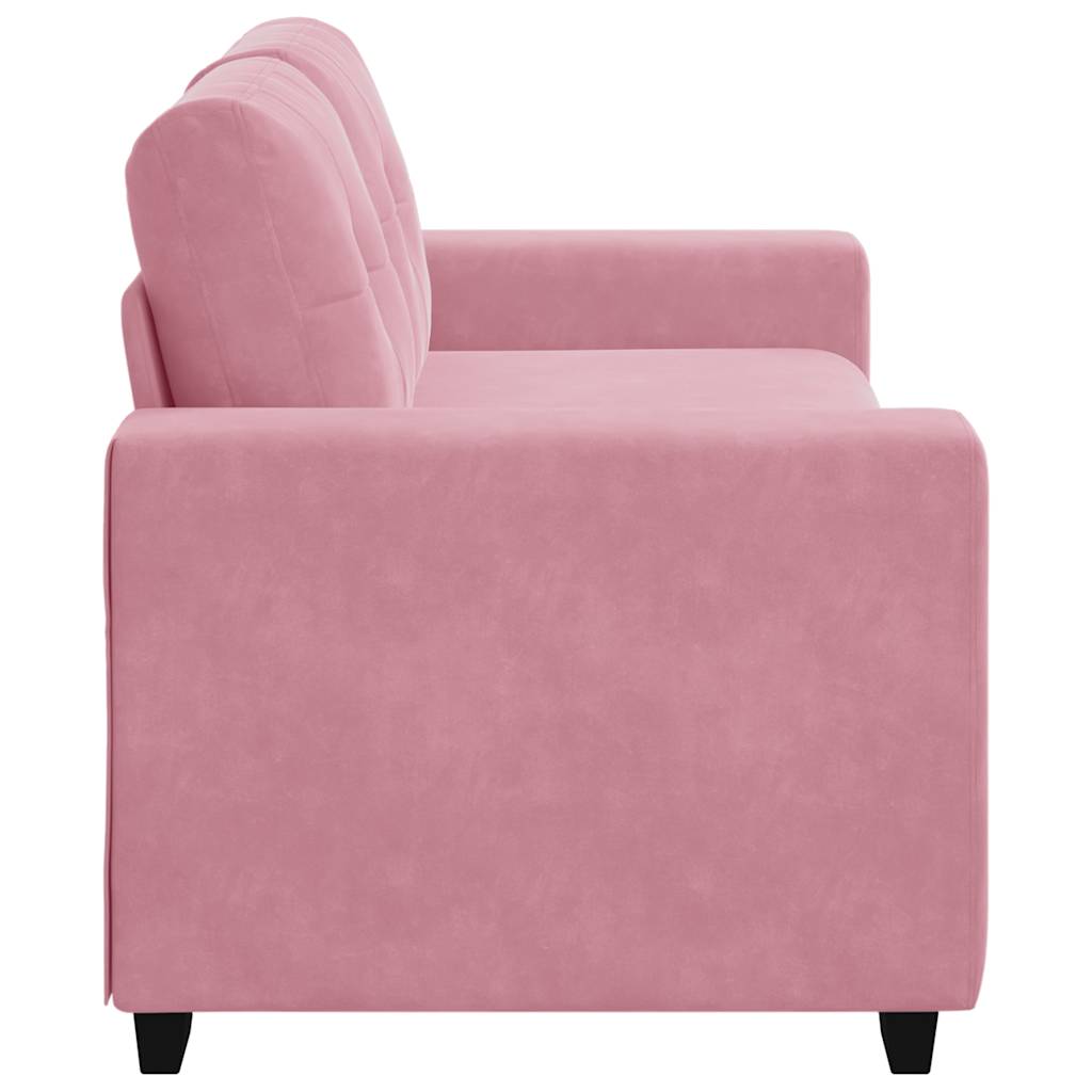 loveseat bank roze 180x77x82 cm fluweel