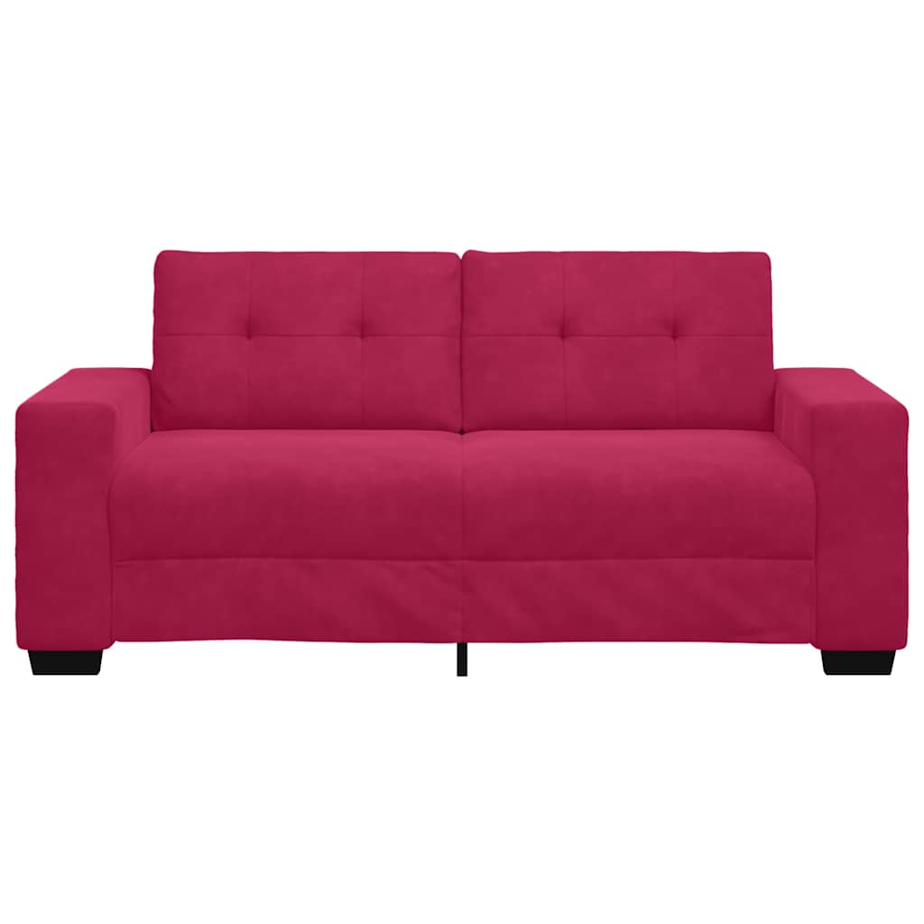 Loveseat Sofa Wijnrood 180x77x82 cm Fluweel