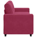 Loveseat Sofa Wijnrood 180x77x82 cm Fluweel