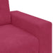 Loveseat Sofa Wijnrood 180x77x82 cm Fluweel