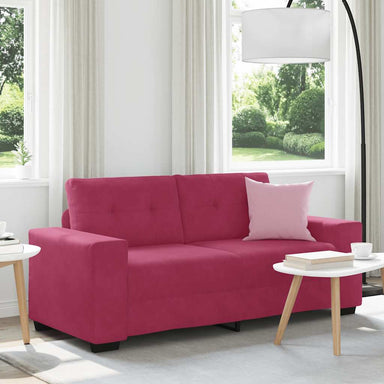 Loveseat Sofa Wijnrood 180x77x82 cm Fluweel