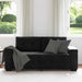 Loveseat bank 180x77x82 cm fluweel zwart