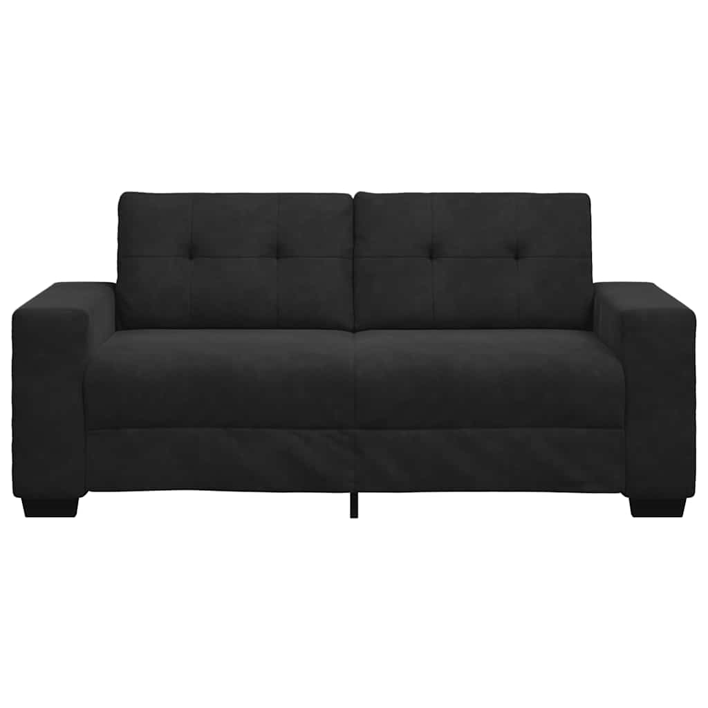 Loveseat bank 180x77x82 cm fluweel zwart