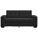 Loveseat bank 180x77x82 cm fluweel zwart