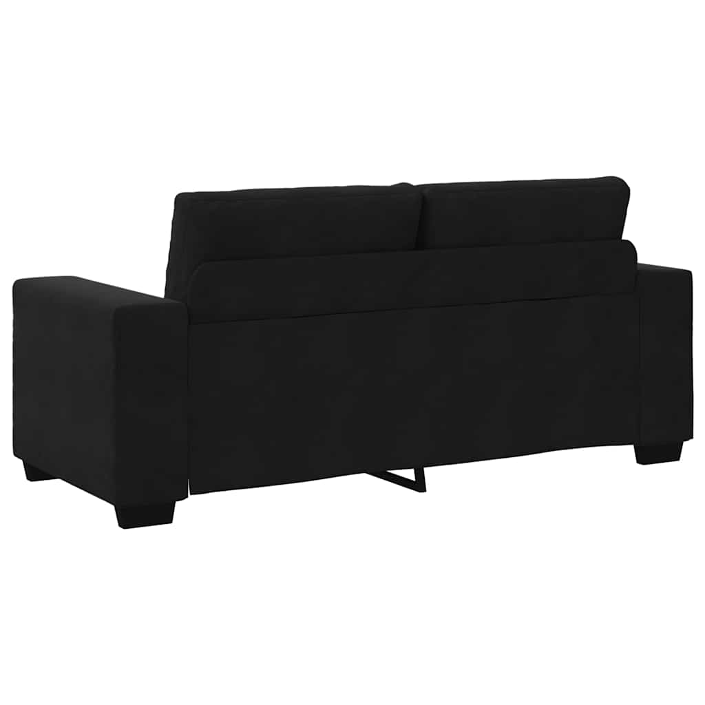 Loveseat bank 180x77x82 cm fluweel zwart