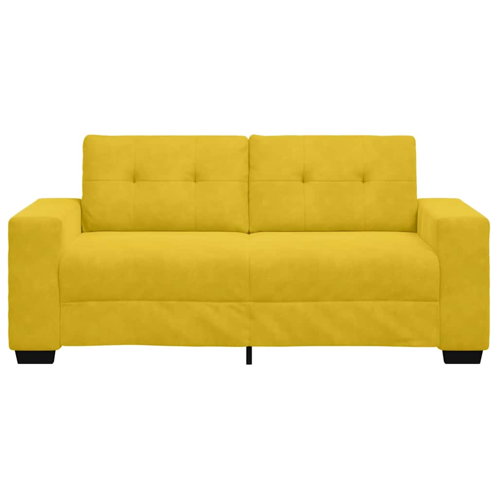 Loveseat Sofa Geel 180x77x82 cm Fluweel