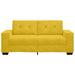 Loveseat Sofa Geel 180x77x82 cm Fluweel