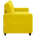 Loveseat Sofa Geel 180x77x82 cm Fluweel
