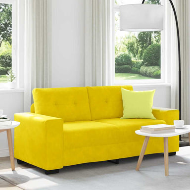 Loveseat Sofa Geel 180x77x82 cm Fluweel
