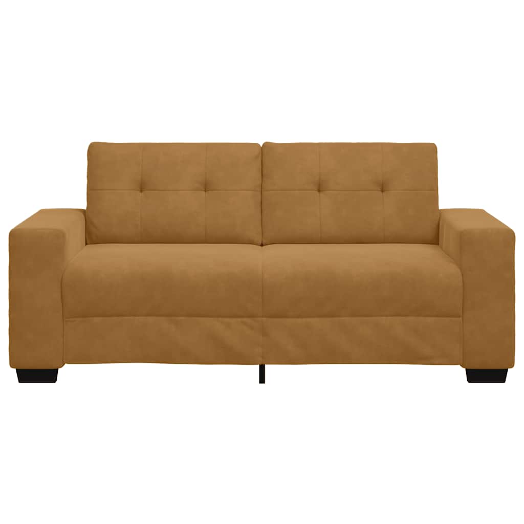 Loveseat Sofa Bruin 180x77x82 cm Fluweel