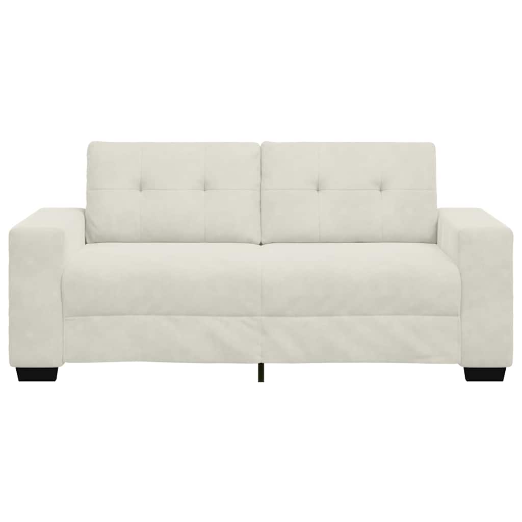 Loveseat Sofa Crème 180x77x82 cm Fluweel