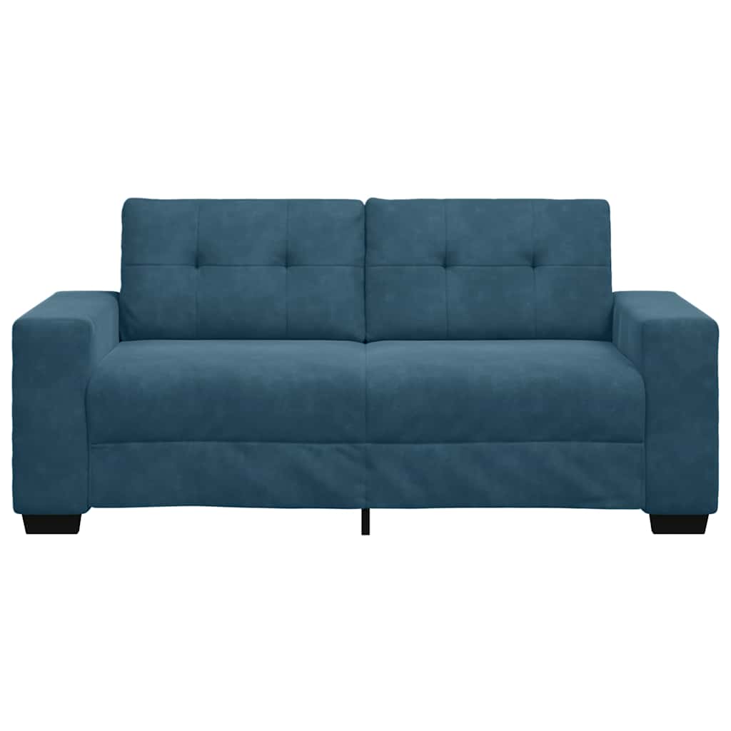 Loveseat Sofa Blauw 180x77x82 cm Fluweel