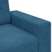 Loveseat Sofa Blauw 180x77x82 cm Fluweel