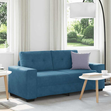 Loveseat Sofa Blauw 180x77x82 cm Fluweel