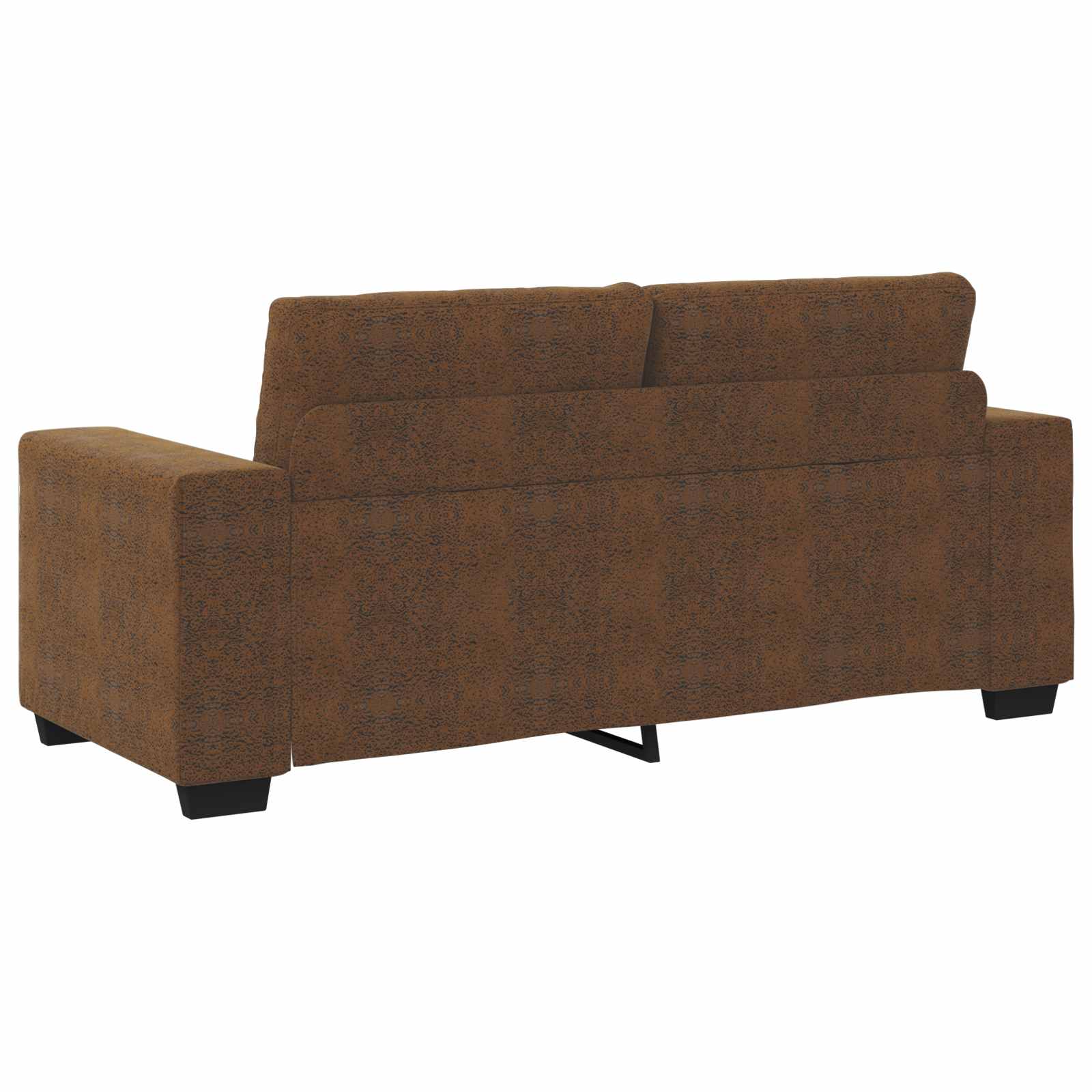 Loveseat Bruin 180 cm Nep Suede Leer
