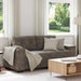 Loveseat met kussen Donkergrijs Kunstleer