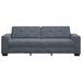 3-zitsbank donkergrijs 220x78x80 cm fluweel