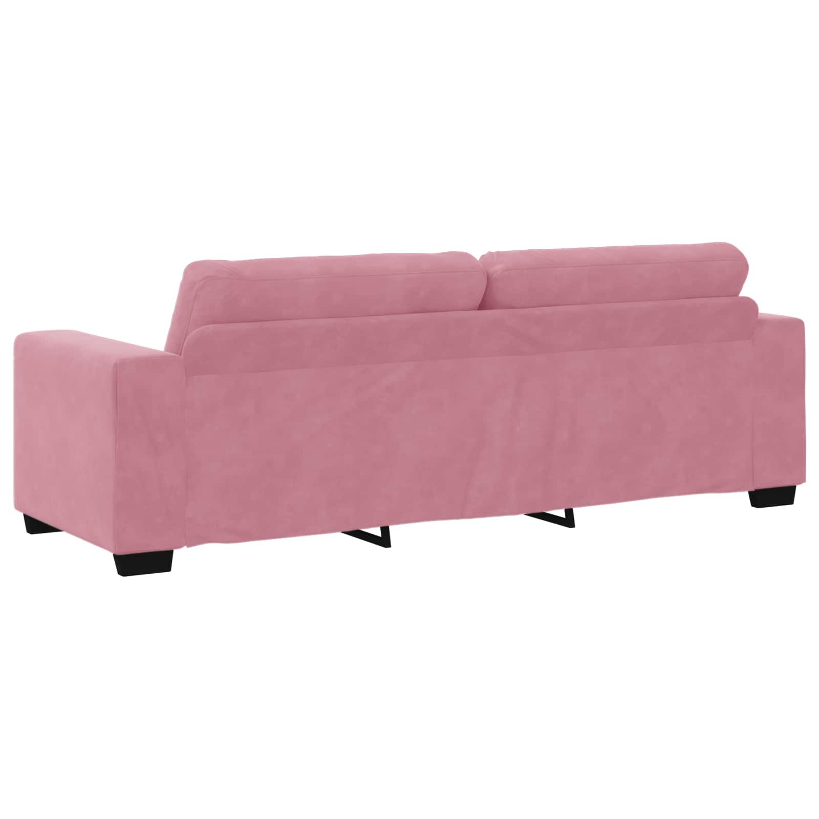 3-Zits Bank Roze 220 cm Fluweel