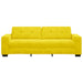 3-Zits Bank Geel 220 cm Fluweel
