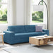 3-Zits Sofa Blauw 220 cm Fluweel