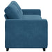 3-Zits Sofa Blauw 220 cm Fluweel