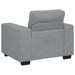 Fauteuil 100x77x82 cm stof lichtgrijs
