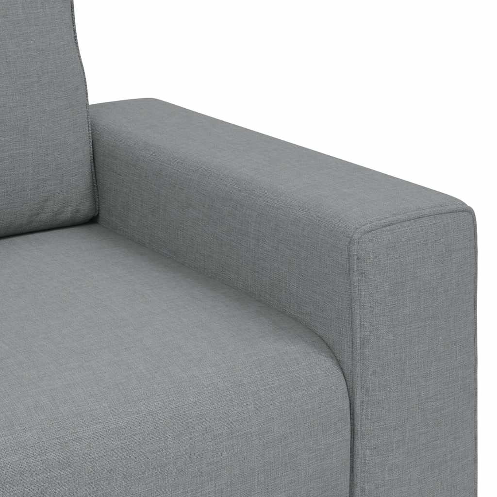 Fauteuil 100x77x82 cm stof lichtgrijs