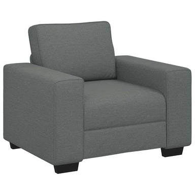 Fauteuil 100x77x82 cm stof donkergrijs