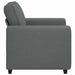 Fauteuil 100x77x82 cm stof donkergrijs