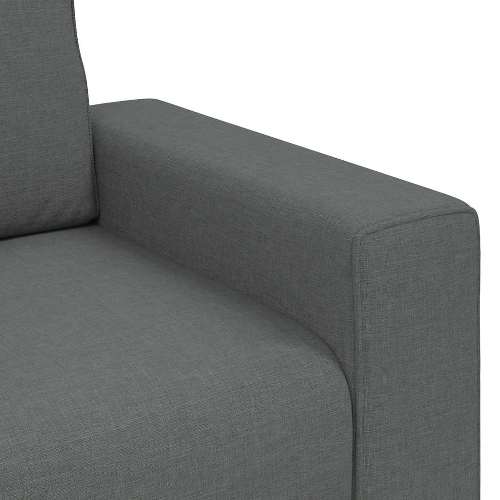 Fauteuil 100x77x82 cm stof donkergrijs