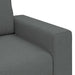 Fauteuil 100x77x82 cm stof donkergrijs