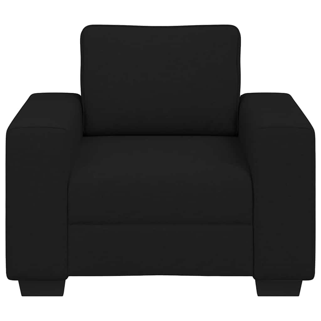 Fauteuil 100x77x82 cm stof zwart