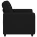 Fauteuil 100x77x82 cm stof zwart