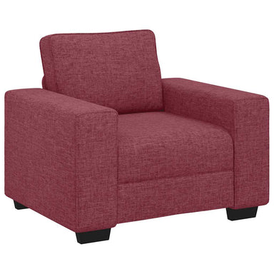 Bankstoel Wijnrood 100x77x82 cm Stof