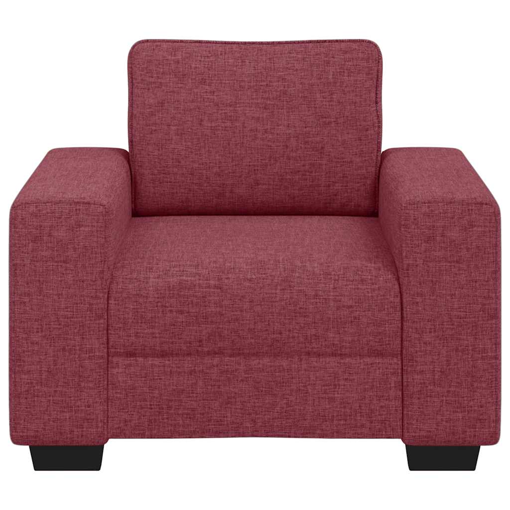 Bankstoel Wijnrood 100x77x82 cm Stof