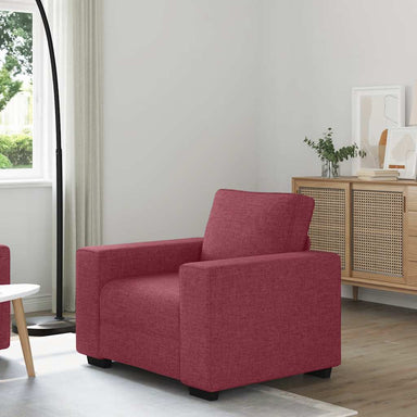 Bankstoel Wijnrood 100x77x82 cm Stof
