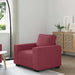 Bankstoel Wijnrood 100x77x82 cm Stof